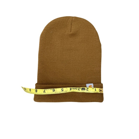 Carhartt Watch Luke‎ Combs Beanie Hat Men Brown Acrylic One Size Winter Warm - Picture 3 of 5